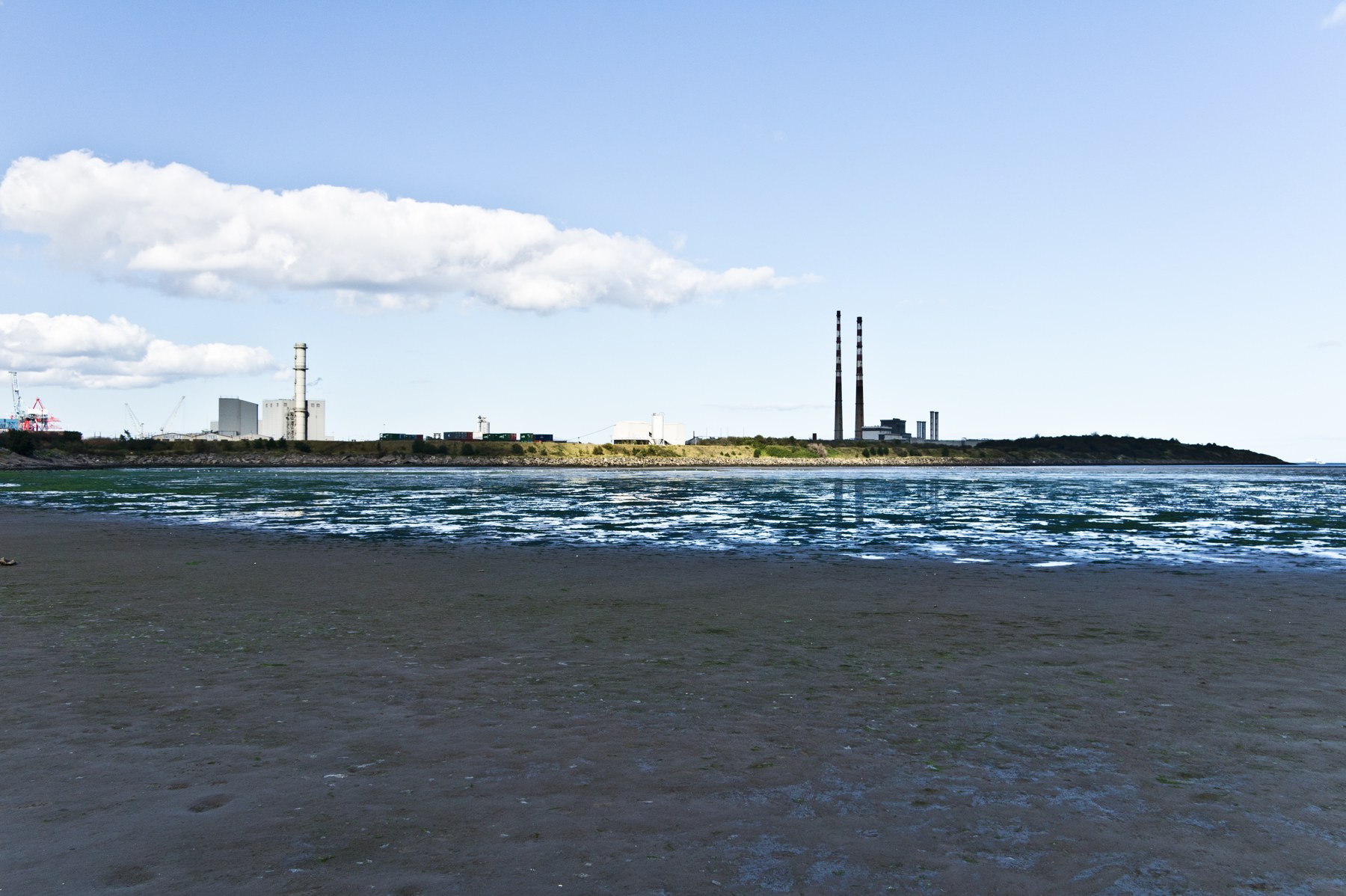 Sandymount Strand in Dublin Bay