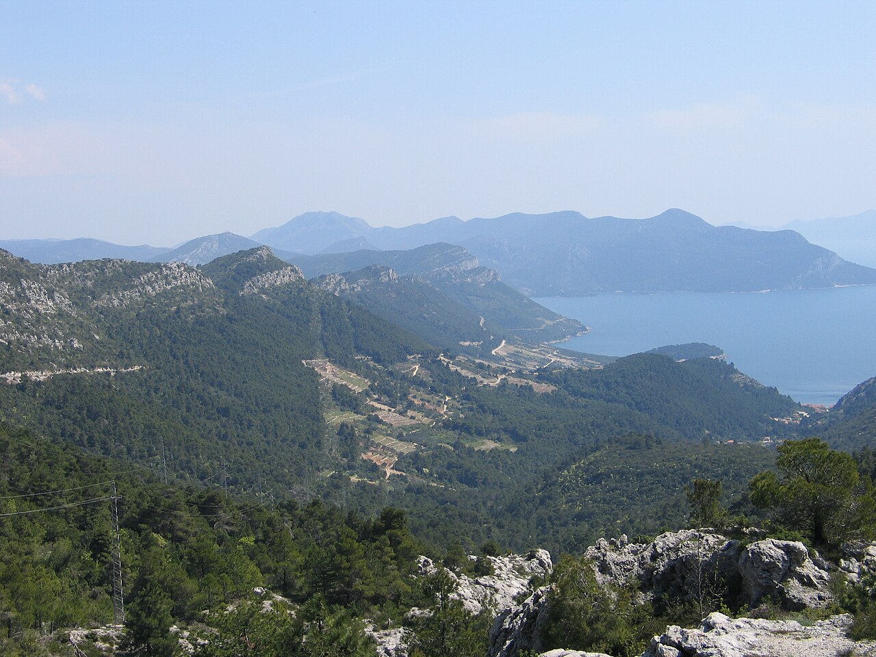 The Pelješac coast in Dalmatia, Croatia